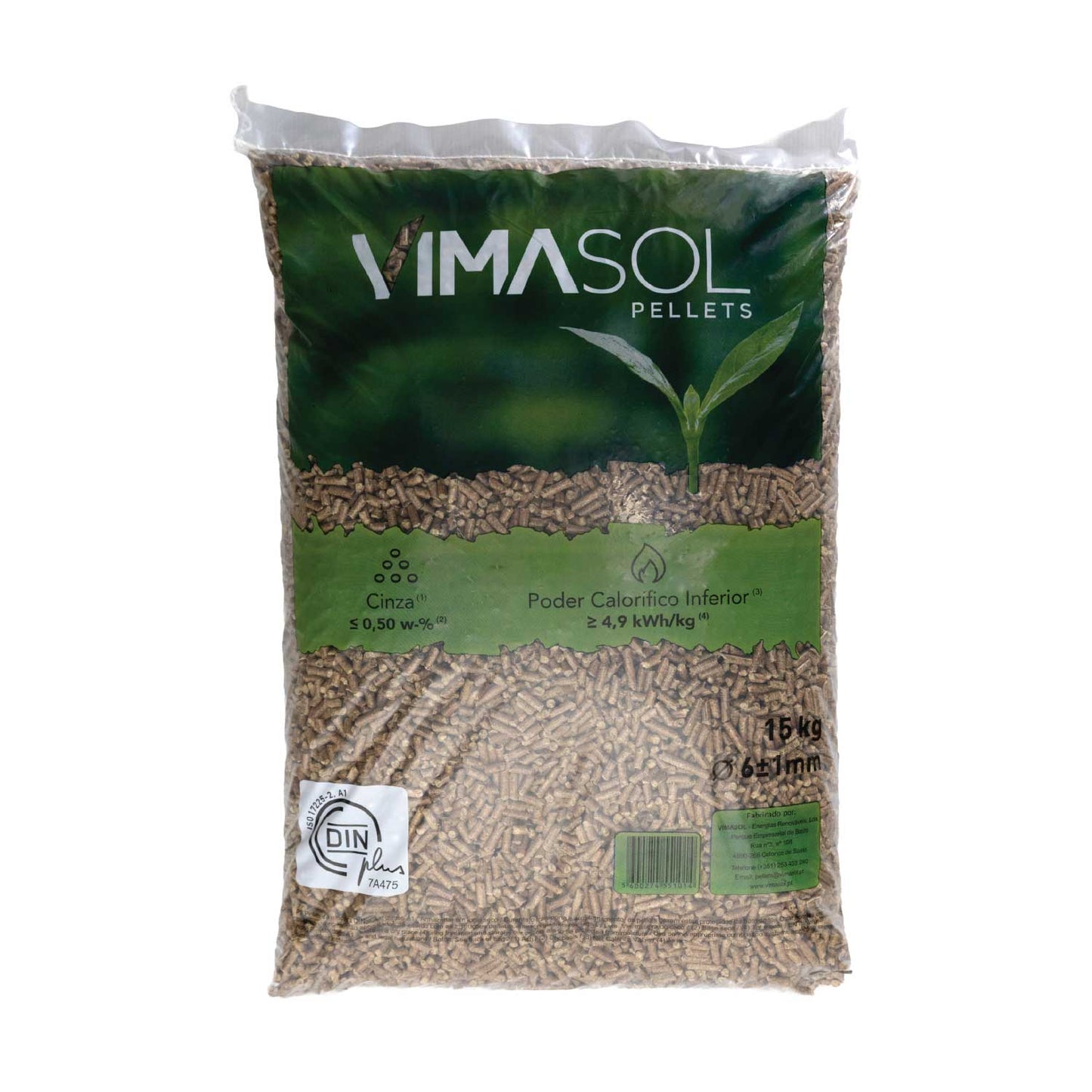 Vimasol Pellets Palete de 72 Sacos de 15 kg